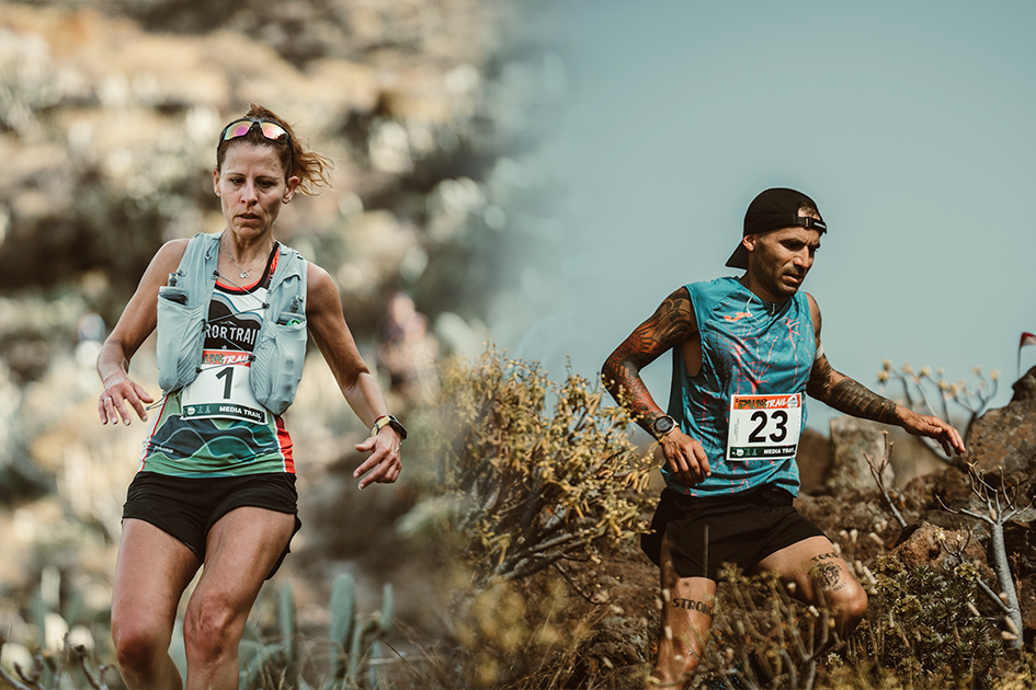 Graciela Acosta y David Cruz ganadores de Ipalán Media Trail 2025